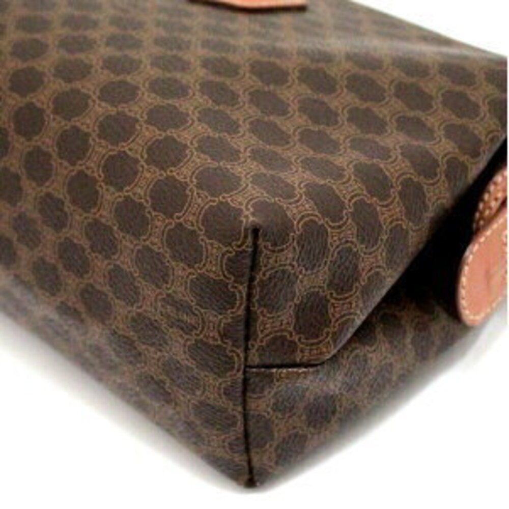 Celine Macadam Shoulder Bag Brown Leather - Picture 6 of 6